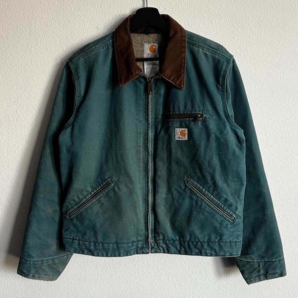 Carhartt WJ097 DTL WOMENS teal Detroit work wear jacket